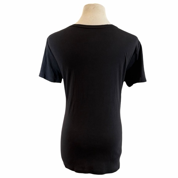 Handmade Upcycled Croft & Barrow Black & Pink POSH BOSS Graphic Tee - Size Large - Picture 4 of 13